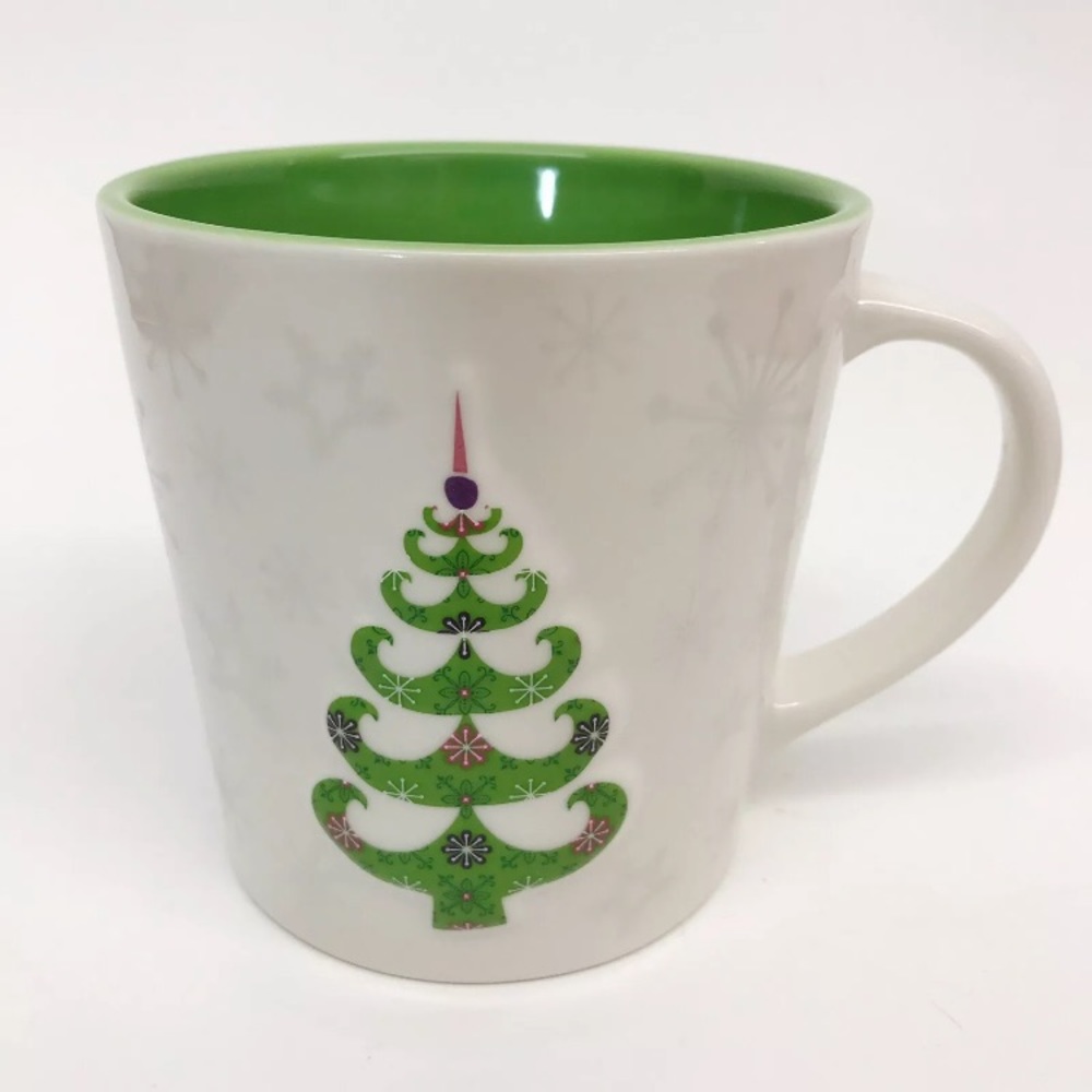Starbucks Christmas Tree Snowflake Holiday Mug
